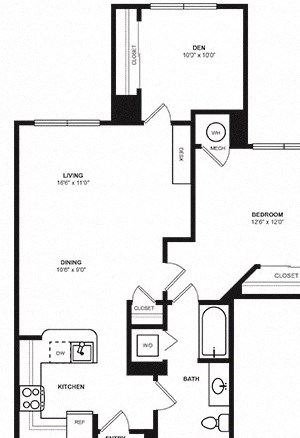 Floorplan at Windsor at Liberty House